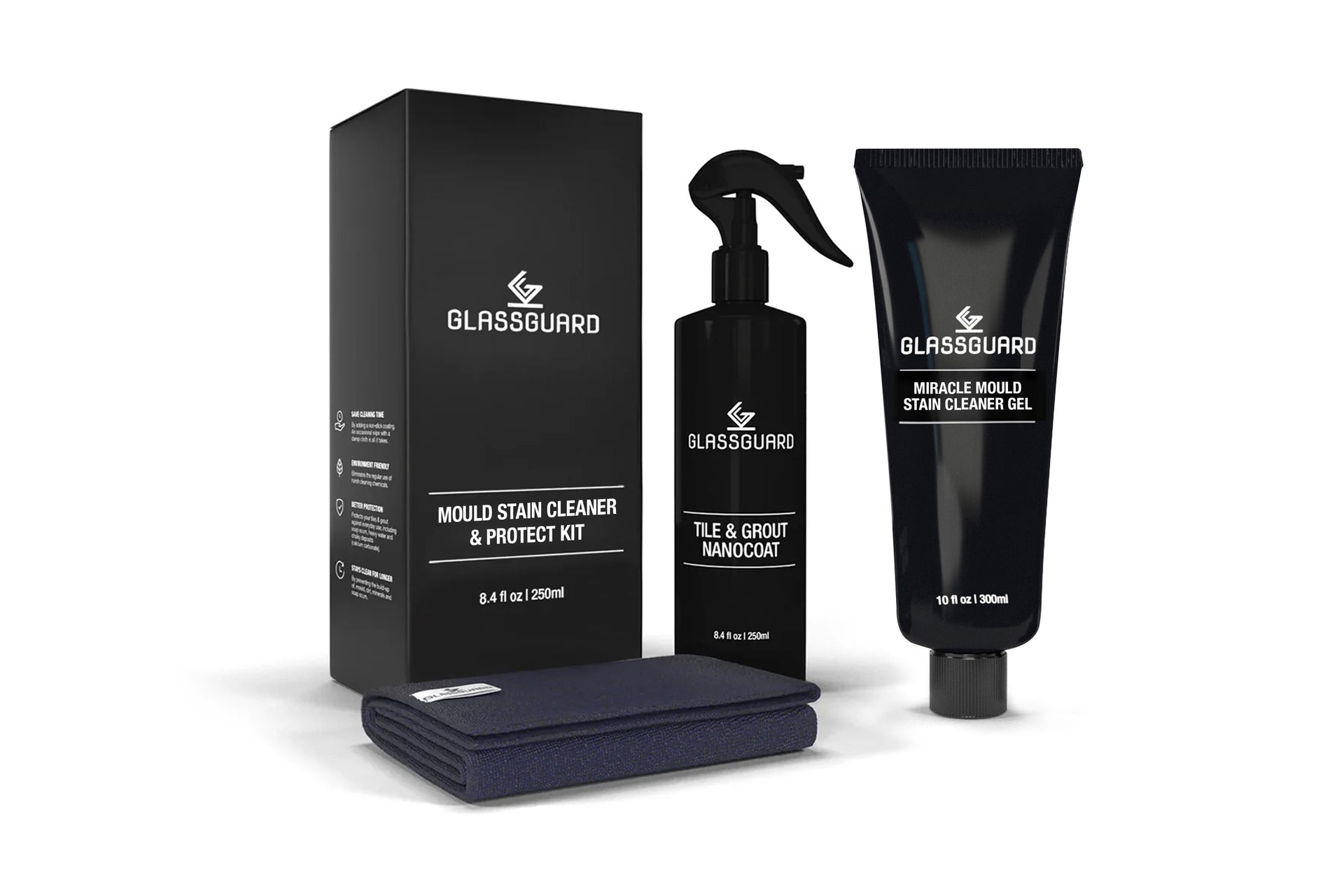 GLASSGUARD™ Mould Stain Cleaner & Protect Kit