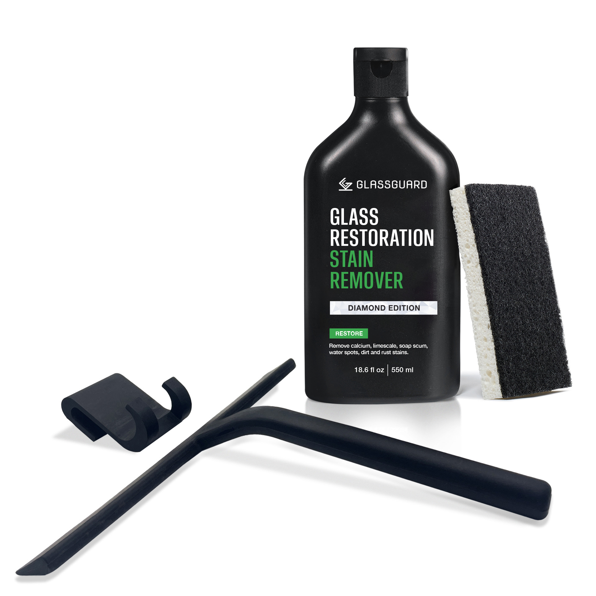 GLASSGUARD™ Glass Stain Remover + Squeegee Bundle image