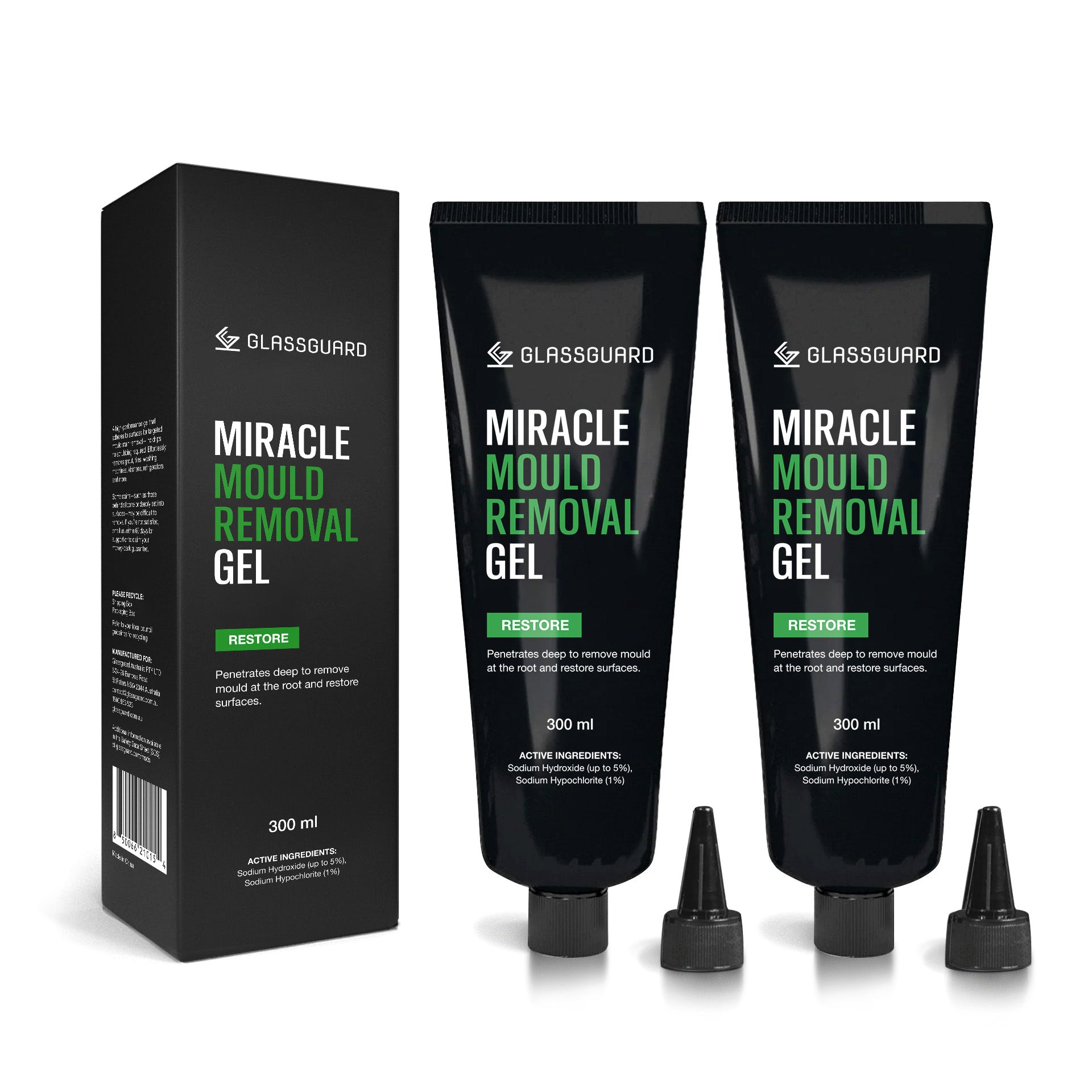 Miracle Mould Removal Gel x 2